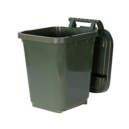 Kerbside Compost Caddy with Locking Lid Green for Food Waste