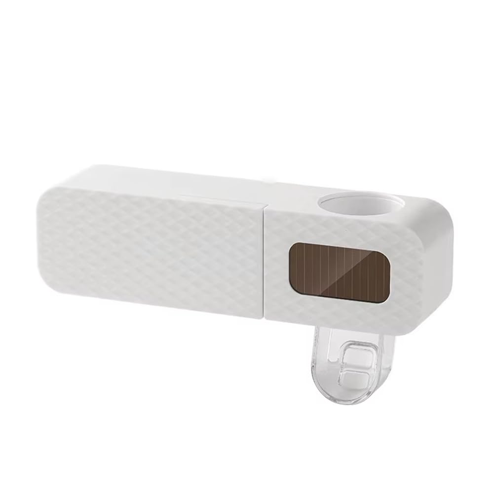 Vjsujehgy Automatic Toothpaste Squeezer Toothbrush Storage Rack Bathroom Accessories Toothbrush Holder White