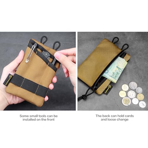 Tactical MOLLE Coin Pouch & Multi-Func Card Crossbody Bag, Durable EDC Organizer4