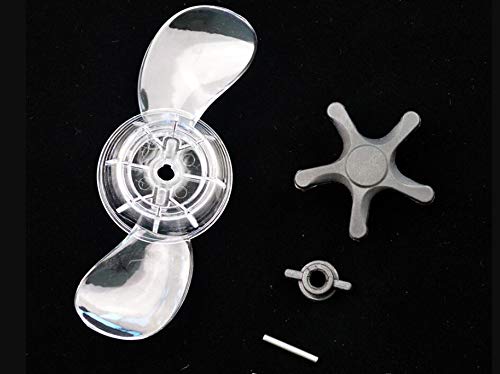 AUTO-UAE - SUNELEXE 18LBS Weedless High Performance 2 Blades 5.9 Inches Propeller for SUNELEXE Watersnake Electric Outboard Motor