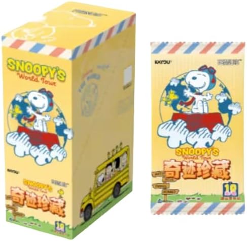 Kayou | Snoopy Collectable Trading Card | Sealed Box | Simplified Chinese Edition | For Collectors 15+ Years | World Tour