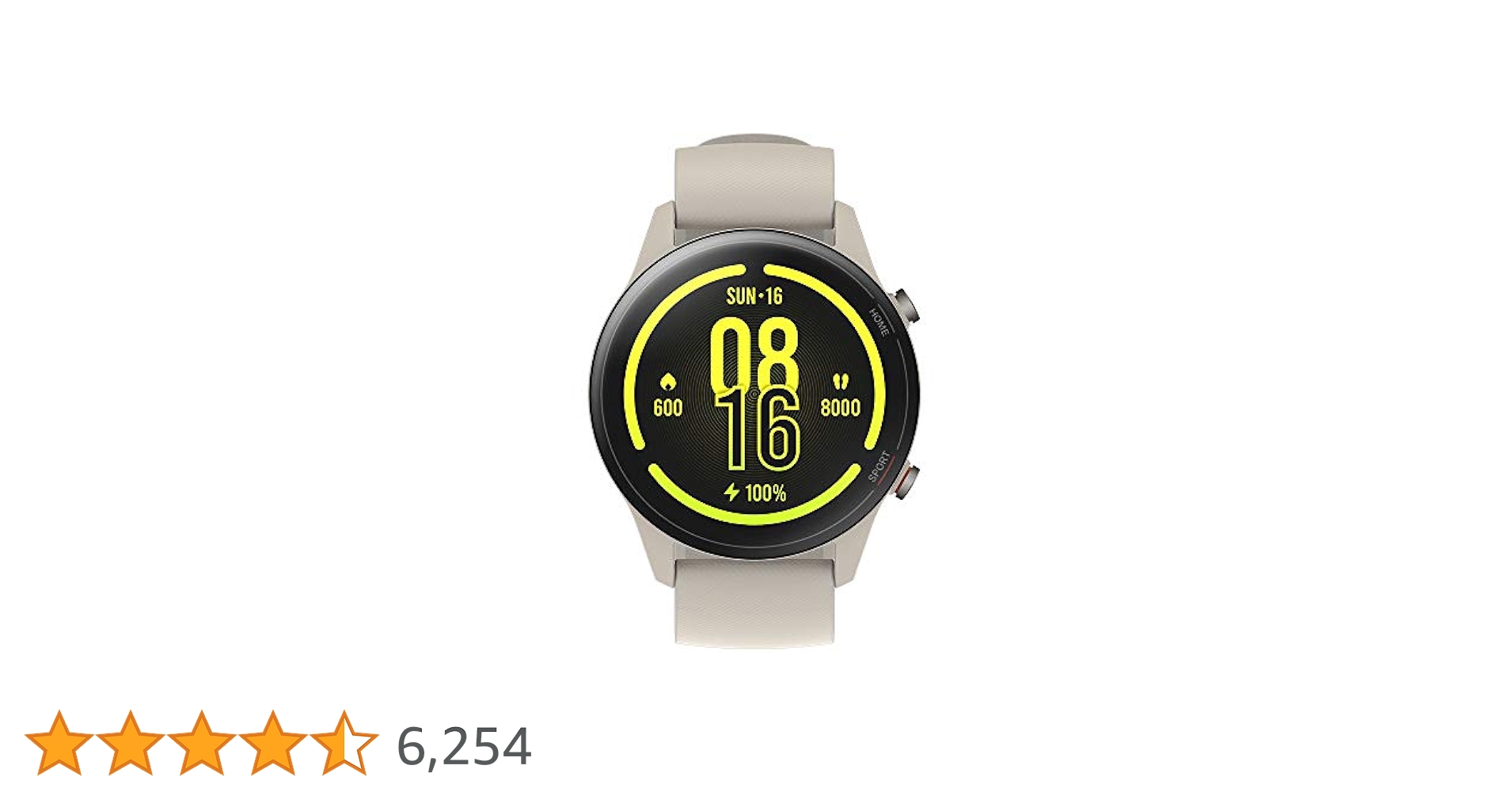 時計 Xiaomi MI WATCH BEIGE Xiaomi Mi Watch Beige – Smart Sport Watch, 1.39 Inch Anti