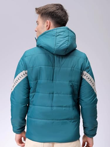 Image of The Indian Garage Co Men Slim Fit Mix & Match Puffer Jackets