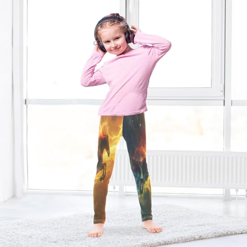 Toddler Girls Leggings Printed Yoga Pants Leggings Galloping Horse Roars for Kids4