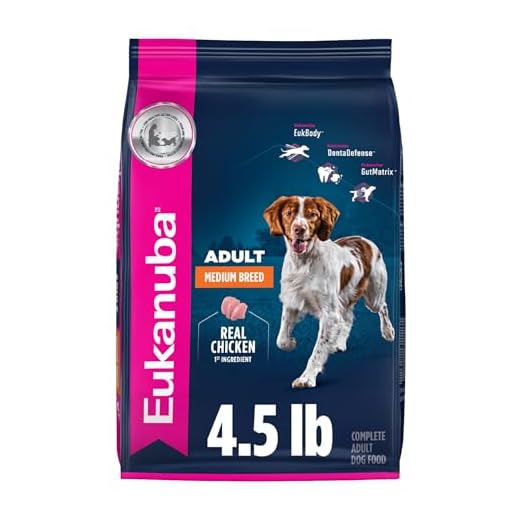 Eukanuba Adult Medium Breed Dry Dog Food, 4.5 lb Bag