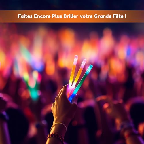 Bâtons lumineux de 15,2cm de 100 pièces pour illuminer un mariage ou festival