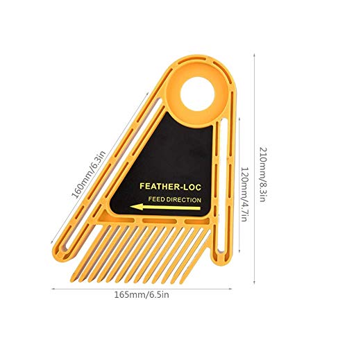 Plastic Double Feather Board For Trimmer Router Tables Saws Miter Gauge Slot Woodworking Accessories #TOP2