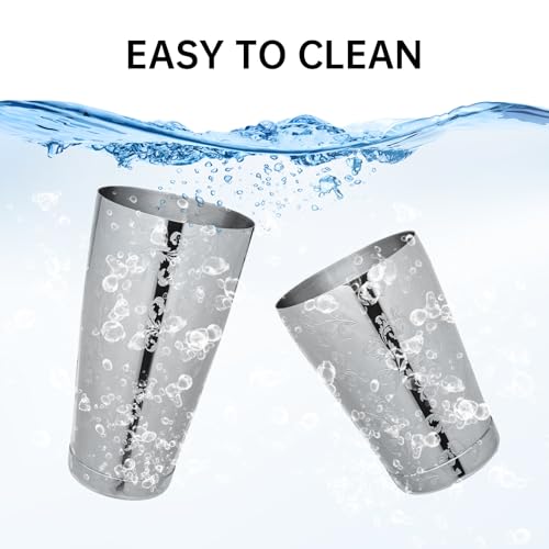 Coctelera Boston de acero inoxidable para crear combinados perfectos con estilo grabado 7