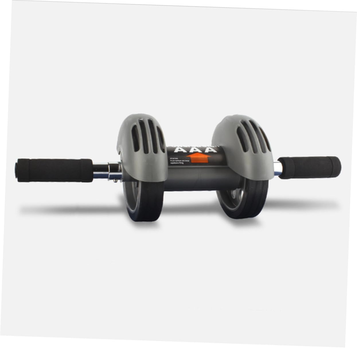 Wheels Ab Roller with Auto Rebound Exercise Roller Wheel for Abdominal Muscle Training Non Slip Sweat Absorbing Handles with Blue Kneeling Pad for Fitness and Core Strength