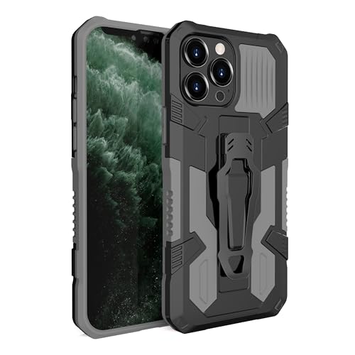 Jiajihua Funda Compatible con Huawei Mate 40 Pro,Compatible con Huawei Mate 40 Pro Soporte magnético【PC+TPU】 2 en 1 Protección para la cámara A Prueba de Golpes Gray
