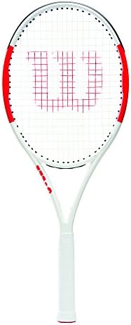 Wilson Tennis Racket, Six.One Lite 102, Unisex, Intermediate Players, Grip Size L3, Red/Grey, WRT73660U3