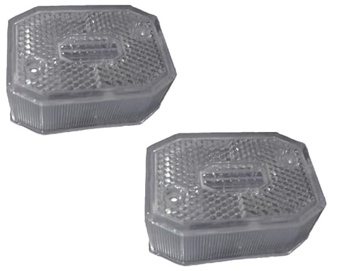 FKAnhängerteile Pack of 2 – Aspöck Flexipoint Lens 1 White – Spare Lenses