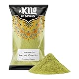 A Kilo of Spices | Lawsonia Inermis Red Henna Powder 1KG | Henna Hair Dye | Revitalise with Natural Red Hair Colour