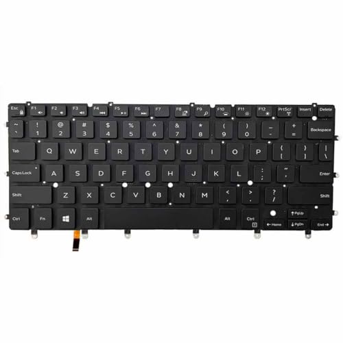For DELL 15 7547 7548 XPS 13 9343 9350 9360 P41F P54G�C�������p�m�[�g�p�\�R�� �L�[�{�[�h�p��o�b�N���C�g
