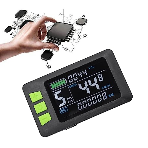 ROBMNE P3C LCD Display Dashboard Colorful Screen 24V 36V 48V 60V Electric Bike Meter for Electric Scooter(6PIN) - Image 2