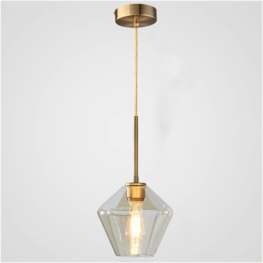 Lustre suspension moderne en verre champagne or le cadeau idéal pour une chambre de teen girl
