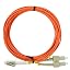 OpZonik 2M LC to LC Fiber Optic Patch Cable Multimode OM3 Duplex 50 ...