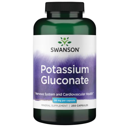 Swanson Potassium (Gluconate) 99 Milligrams 250 Capsules