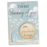 Maise & Rose Thinking Of You Pocket Hug For Friend | Thinking Of You Gift | Sympathy Gift | Comforting Gift | A Little Pocket Hug Token For Friend | TOYF