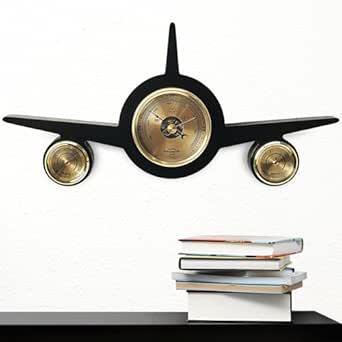 SAGEFINDS Airplane Weather Station | Barometer, Thermometer, Hygrometer | Wall Decor