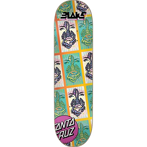 SANTA CRUZ Johnson Danger Tile Everslick Skateboard Deck - 8.375