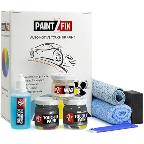 PAINT2FIX Touch Up Paint for Acura - Liquid Carbon NH885M | Scratch and Chip Repair Kit - 0.84 Fl Oz (25ml) Cover