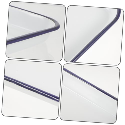Plaques à rôtir rectangulaires émaillées SHINEOFI pour four et pizza