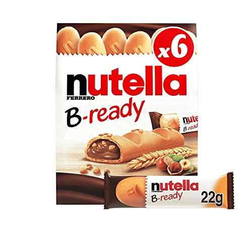 Image of Nutella B-Ready Wafer - Hazelnut - 6 X 22 Gm