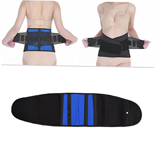 TOVINANNA Elastic Back Support Belt Breathable Mesh Lumbar Brace Adjustable Waist Support for Men Women Size Xxxl