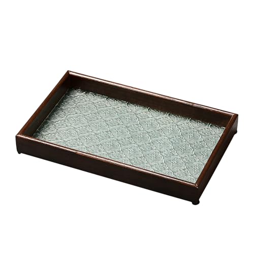 Geprägtes Tablett,Geprägtes Serviertablett,Couchtischtablett | Tablett Mit Begonia-Prägung, Für Wohnzimmer, Schlafzimmer, Kosmetik, Schmuckaufbewahrung