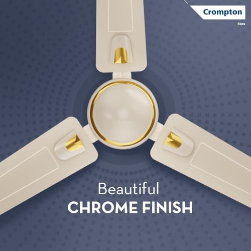 Image of Crompton SUREBREEZE HILL BRIZ NEO 1200 mm (48 inch) Ceiling Fan (Ivory) Star rated energy efficient fans
