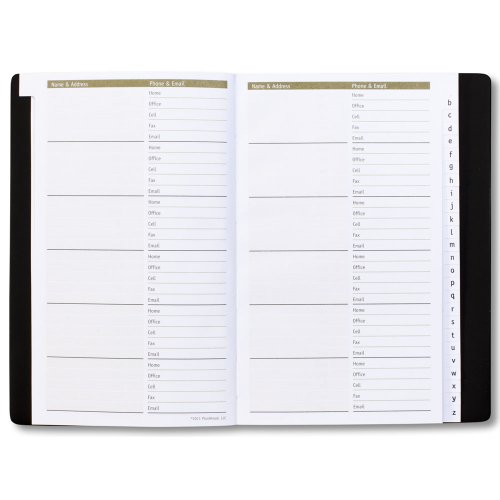 PlanAhead Telephone and Address Book; Large Print; Smooth Cover; Assorted Colors