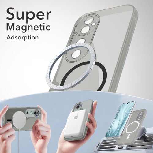 Image of Jkobi Lifetime Anti-Yellow MagSafe Compatible Clear Back Cover Case for Vivo V40 | Vivo V40 Pro 5G (Sleek Hard Crystal | Shockproof and Camera Protection)