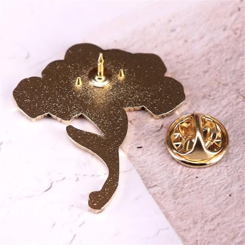 Image of Skull Flower Brooch - Punk Style Enamel Collar Pin Badge Set - Colorful Accessories for Clothing, Backpack - Halloween Decorative Funny Badge Gift for Men Women