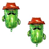 🌵 FANTASTISCHE DEKO - Unser Luftballon Kaktus ist das perfekte Accessoire auf einer Lama Geburtstagsdeko, Geburtstage oder einfach als alltägliche Dekoration im Kinderzimmer. So oder so, er ist ein echter Hingucker!