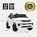 Best Choice Products Kids 24V 2-Seater Licensed Range Rover Sport Electric Ride On Car Truck w/ 132lb Weight Capacity, Parental Remote Control - White
