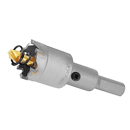 1 Inch Carbide Hole Saw with Titanium Plated Center Drill Bit, AOKAIMIAR