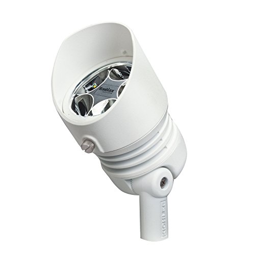 Kichler 16201WHT42 120V LED 12.5W 35-Degree Flood 4200K, Textured White
