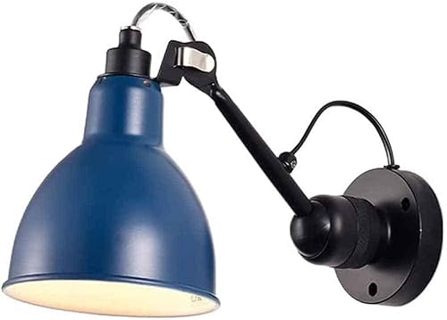 Miniatura 10 de Sconces Wall Light Creative Retro Adjustable Wall Lamp, Vintage Wall Mount Light, Metal for Bedside Light Source Lámpara de Pared (Yellow)