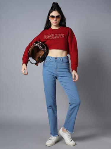 Image of HIGH Star Women's Straight Fit Mid Rise Jeans