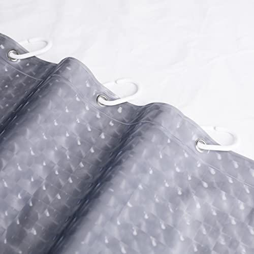 Rideau de douche stable EVA pour stopper les fuites d'eau au sol - 8