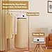 Portable Clothes Dryer,Mini Laundry Dryers,Small Compact Foldable Dryer with Adjustable Timer and for Apartment, RV,Travel,Home,School