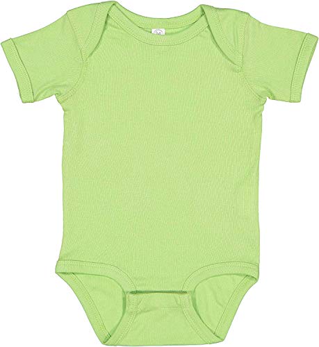 Image of Rabbit Skins Rabbit Skins Baby Bodysuit Girl & Boy | Newborn 0-3 Months to 24 Month Toddler, Snap Easy Closure (4400)