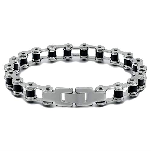 Preisvergleich Produktbild QFJCNZ Armband Edelstahl Herren Armband Herren Hip-Hop Schmuck