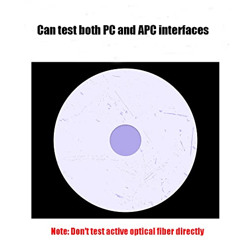 Image of 400x Handheld Fiber Microscope, 2.5mm FC /ST /SC & 1.25mm LC Adapters