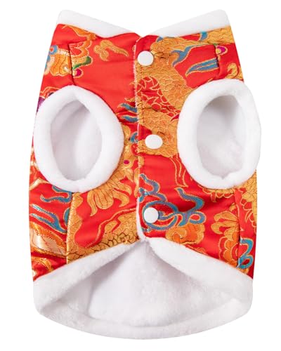 Disfraz para perro Año Nuevo estilo chino Talla S miniatura 4