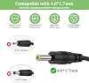 Adaptador de Corriente 15W para Echo Pop, Dot 5ª Gen, Dot 4ª Gen, Dot 3ª Gen, Edición Kids, Altavoces Inteligentes TV Cube - Cable de Cargador con Enchufe Largo, 6.5 pies 4
