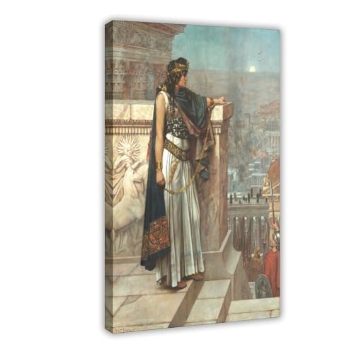 Toile Zenobia's Last Look on Palmyra 1888 de qualite musee - Peinture Schmalz Cadre Wall Art 20x30