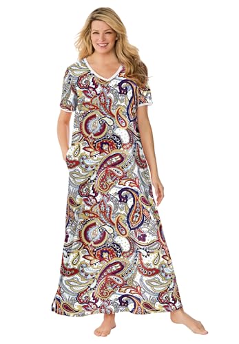 Dreams & Co. Plus Size Long T-Shirt Lounger