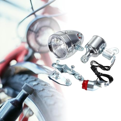 Phare écologique sûr et kit d'éclairage de vélo dynamo contre les pannes de pile